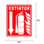 Cartel "Extintor" (Vertical) LICA