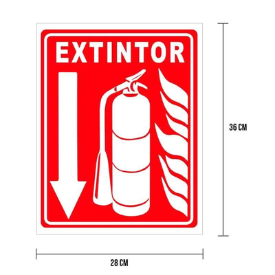 Cartel "Extintor" (Vertical) LICA