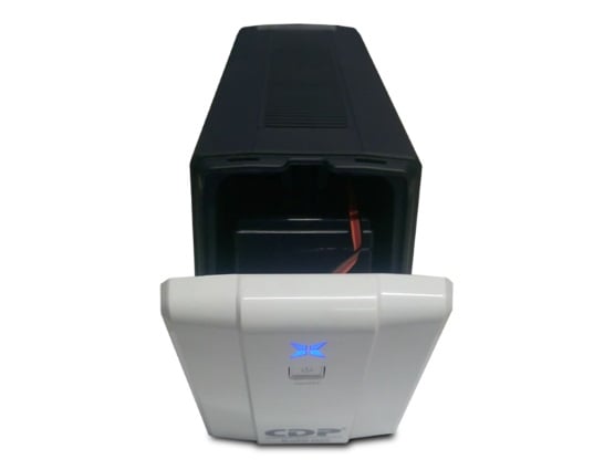 CDP R-UPR758 - UPS Interactivo de 750VA / 375W con 8 terminales de salida: 4 con respaldo y 4 con supresión de picos. Incluye batería de 12V 7AH, libre de mantenimiento.