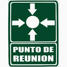 Cartel "Punto de reunión" LICA