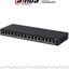 DAHUA DH-PFS3016-16GT-190 - Switch Poe Gigabit de 16 Puertos PoE Gigabit/ 190 Watts Totales/ Los 2 Puertos Naranjas Soportan Hi-PoE Estandar/ Switching 32 Gbps/ Tasa de Reenvio de paquetes 23.808 Mbps/ Protección Contra Descargas/