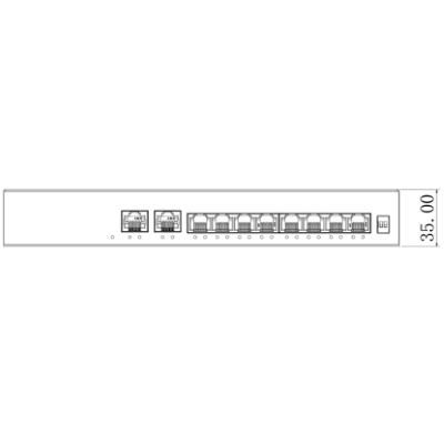 DAHUA PFS3010-8ET-65 - Switch Poe de 10 Puertos Fast Ethernet/ 8 Puertos Poe/ 2 Puertos Uplink/ 65 Watts Totales/ Soporta PoE Watchdog/ Switching 2.0 Gbps/ Con Protección de Descargas/