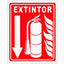 Cartel "Extintor" (Vertical) LICA