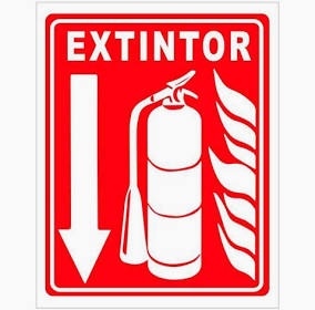 Cartel "Extintor" (Vertical) LICA
