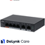 DAHUA CS4006-4GT-60 - Switch PoE de 6 Puertos Gigabit/ 4 Puertos PoE 10/100/1000/ 2 Puertos Uplink 10/100/1000/ 60 Watts Totales/ Administrable en la Nube por DoLynk Care/ PoE Hasta 250 Metros/ Carcasa Metalica/ Switching 12 Gbps/