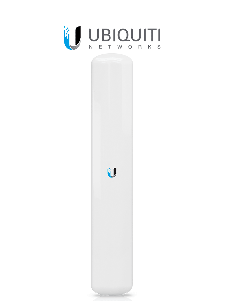 UBIQUITI LITEBEAM AC LAP-120 - Radio con antena integrada Airmax AC 5.8GHz para exterior, con antena sectorial de 16 dBi y 120 grados de apertura. Potencia de transmisión de 25 dBm y rendimiento de hasta 450 Mbp.