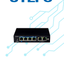 UTEPO UTP3SW04TP60 - Switch PoE de 6 Puertos Fast Ethernet/ 4 Puertos PoE/ 60 Watts Totales/ 2 Puertos Uplink/ 802.3 AF&AT/ No administrable/ Modo CCTV/
