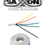 SAXXON OWAC6100J - Cable de alarma / 6 Conductores / CCA/ Calibre 22 AWG / 100 Metros / Recomendable para control de acceso / Videoportero / Audio / Reforzado
