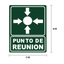 Cartel "Punto de reunión" LICA