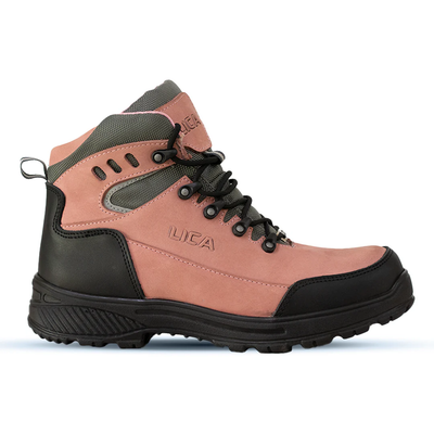 Bota de seguridad para dama LICA 200-R color rosa