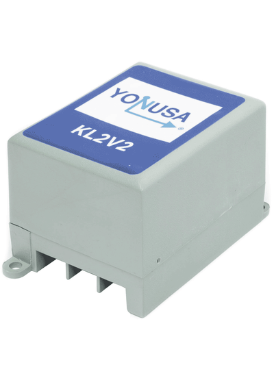 YONUSA KL2V2 - Modulo de mando receptor y dos transmisores compatible con todos los energizadores Yonusa, conexion sencilla, armado y desarmado de cerco electrico