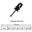YONUSA AP401 - Aislador 3 en 1 realiza funcion de aislador Paso, esquina y tensor para cercos electricos / Resistente a la corrosión / Resistencia de tensión de 70 a 120 Kgs
