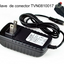 SAXXON PSU1202E - Fuente de Poder Regulada de 12 Vcc 2 Amperes/ Con Cable de 1.2 Metros/ Conector Macho/ Especial para Camaras de CCTV/ Usos Multiples/