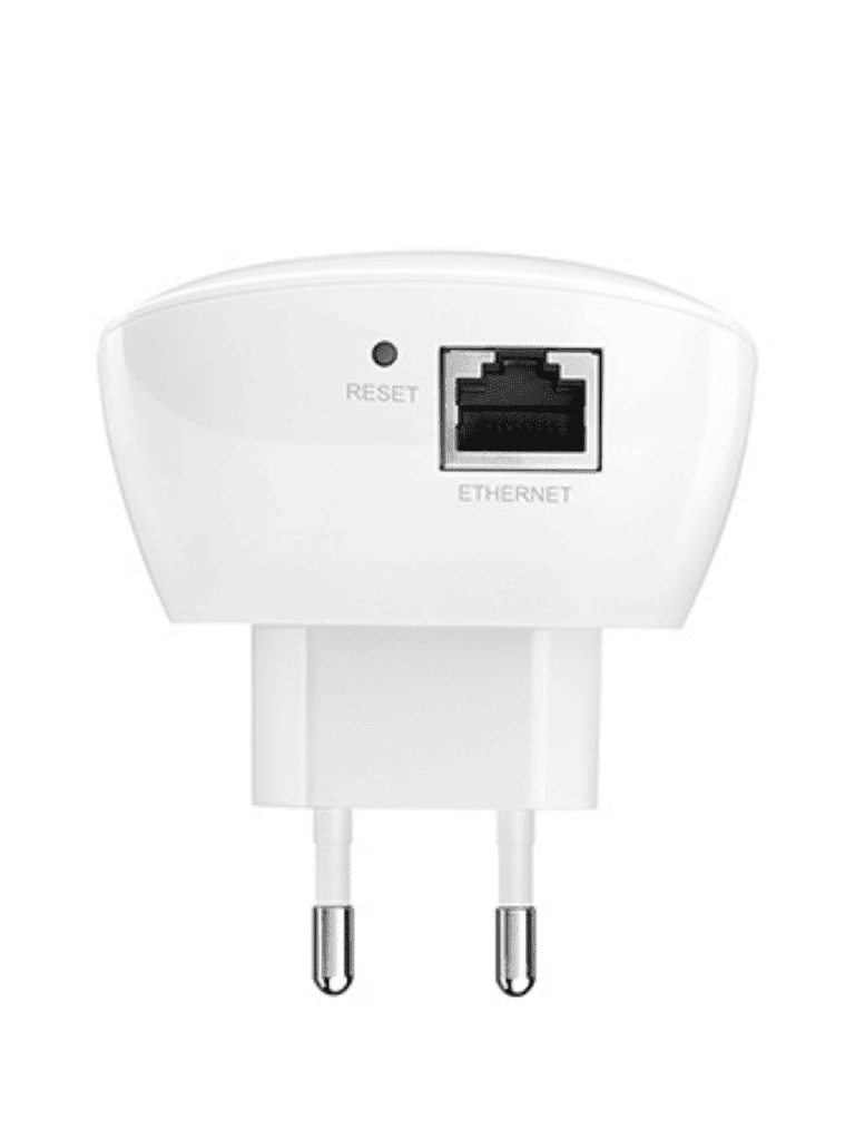 TP-LINK TL-WA850RE - Repetidor inalámbrico universal de señal WiFi, hasta 300Mbps en 2.4GHz, con 2 antenas internas, 1 puerto RJ45, modo extensor de rango y punto de acceso.
