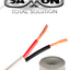 SAXXON OWAC2100J - Cable de alarma / 2 Conductores / CCA/ Calibre 22 AWG / 100 Metros / Recomendable para control de acceso / Videoportero / Audio / Reforzado