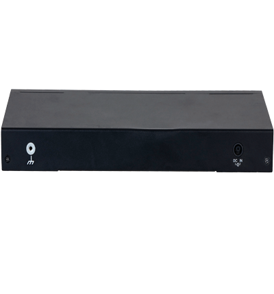 DAHUA PFS3110-8ET1GT1GF-96 -Switch PoE de 10 Puertos/ 8 Puertos Poe 10/100/ 1 Puerto SFP de 1000 Mbps/ 1 Puerto Uplink de 10/100/1000/ 96 Watts Totales/ Alimentación hasta 250 Mts/ Soporta PoE Whatchdog/ Puerto Rojo soporta IEEE 802.3bt/