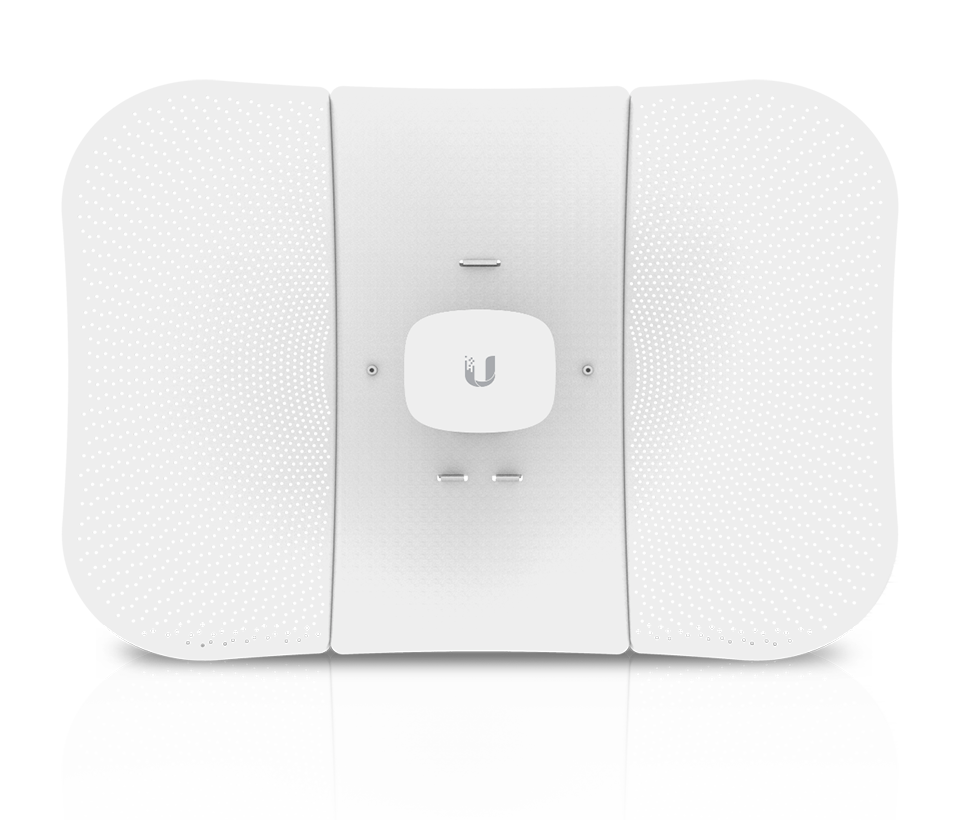 UBIQUITI LITEBEAM AC LBE-5AC-GEN2 - Radio con antena integrada Airmax AC GEN2 5.8GHz, diseñada para uso en exteriores, con una antena de 23 dBi y una potencia de transmisión de 25 dBm. Ofrece un rendimiento de hasta 450 Mbp