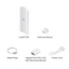 UBIQUITI LAP-GPS - Radio con antena integrada Airmax AC 5.8GHz de exterior, con antena sectorial de 17 dBi y 90 grados de apertura. Potencia de 25 dBm, rendimiento hasta 450 Mbps y sincronización GPS.