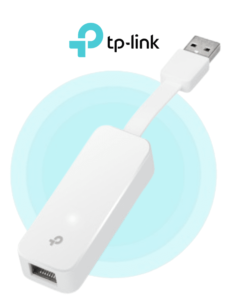 TP-LINK UE300 - Adaptador de red Ethernet USB 3.0 a RJ45 10/100/1000Mbps