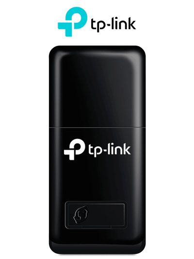 TP-LINK TL-WN823N - Mini Adaptador USB inalámbrico N 300 Mbps 2.4 GHz con 1 antena interna.