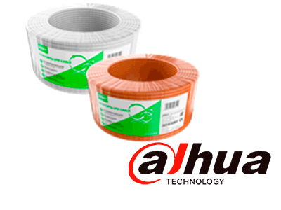 DAHUA PFM922I-5EUN-C-100 - Bobina de 100 Metros de Cable UTP Cat 5e/ CCA/Color Blanco/ Uso Interior/ Cubierta de FR-PVC (ROHS compliant)/