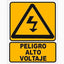 Cartel "Peligro alto voltaje" LICA