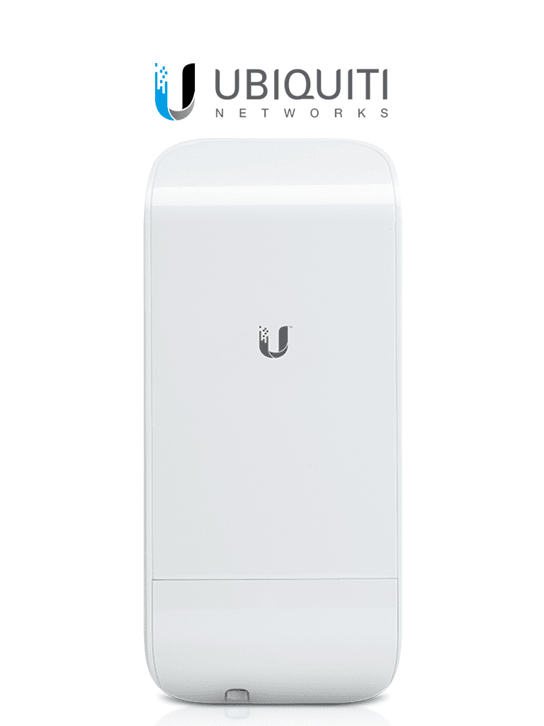 UBIQUITI NANOSTATION LOCOM5 - Radio Airmax 5.8GHz para exteriores con antena integrada tipo panel de 13 dBi, MIMO, potencia de 23 dBm y rendimiento de hasta 150 Mbps.
