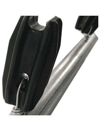 YONUSA TUBOAP201 - Poste de esquina para cercas eléctricas tubo con 5 aisladores de esquina instalados/ 1.20 mts. listo para instalación en campo