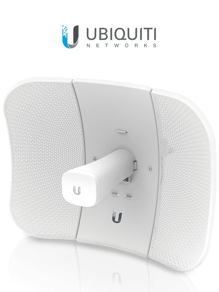 UBIQUITI LITEBEAM AC LBE-5AC-GEN2 - Radio con antena integrada Airmax AC GEN2 5.8GHz, diseñada para uso en exteriores, con una antena de 23 dBi y una potencia de transmisión de 25 dBm. Ofrece un rendimiento de hasta 450 Mbp