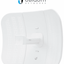 UBIQUITI LiteBeam M5 LBE-M5-23 - Radio (CPE) airMAX M5, operando en 5 GHz (5150 - 5875 MHz), con antena integrada de 23 dBi y potencia de transmisión de 25 dBm. Cuenta con 1 puerto Ethernet (10/100) y ofrece un rendimiento de hasta 100 Mbps