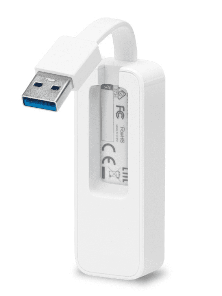 TP-LINK UE300 - Adaptador de red Ethernet USB 3.0 a RJ45 10/100/1000Mbps