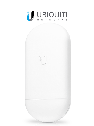 UBIQUITI NANOSTATION AC LOCO5AC- Radio con Antena Integrada AirMax AC 5.8GHz para uso en exteriores, con tecnología MIMO. Cuenta con una antena panel de 13dBi y una potencia de transmisión de 25dBm. No incluye adaptador PoE.