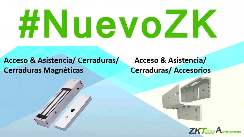 ZKTECO LM200LED - Contrachapa magnética con indicador LED de 200 Kg, alimentación a 12VDC para sistemas de control de acceso, compatible con puertas de madera, metal o vidrio