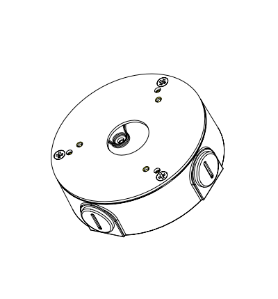 DAHUA PFA13G - Caja de Conexiones Metálica/ Compatible con Domo y Bala/ Consulte la Selección de Accesorios/ Series: HAC-HDW1200/1230/1500/1220SL, IPC-T1B20/40/ IPC-T1B20-L / HAC-HDW1801TL-A/ HAC-HDW1200TL-A/Entre Otras/ Uso Interior/