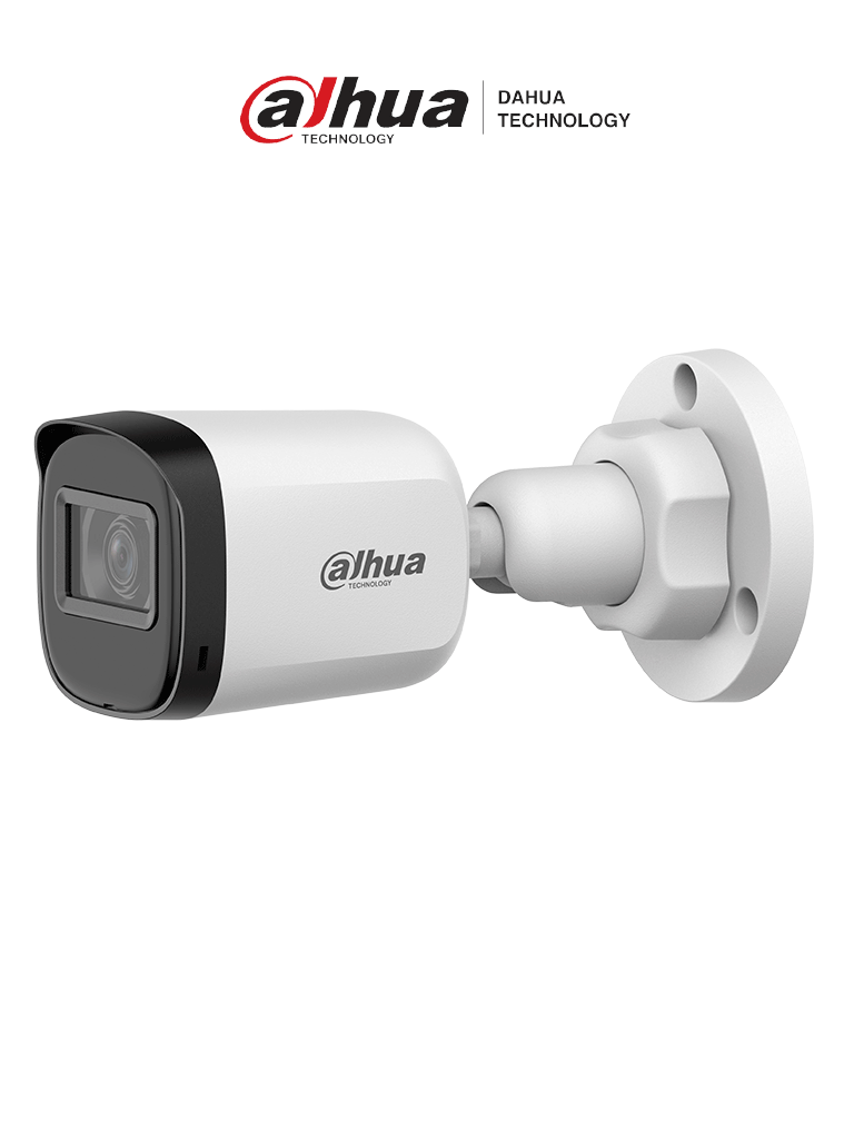 DAHUA HAC-B1A21N-U-0360B - Cámara Bullet de 2 Megapixeles/ 1080p/ Lente 3.6MM/ 80° de Apertura/ Visión Nocturna IR 30mts/ Resistencia IP67/ Compatible con CVI/TVI/AHD/CVBS/