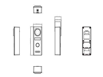 DAHUA KTA02 - Kit de Videoportero Analógico/ Monitor con Pantalla de 7 Pulgadas/ Botones Touch/ Frente de Calle con Camara de 1.3 Megapixeles/ DWDR/ IP66/ Apertura de Puerta/ Soporta Hasta 2 Frentes de Calle + 3 Monitores/