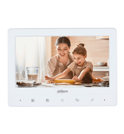 DAHUA KTA02M - Kit de Videoportero Analogico con Frente de Calle Metalico/ Monitor de 7 Pulgadas TFT/ 1024x600/ Frente de Calle con Camara de 1.3 MP/ DWDR/ IR Automatico/ 1 Entrada y Salida de Audio/ Soporta Boton de Salida/