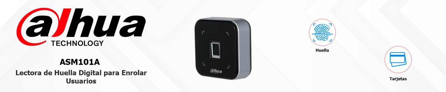 DAHUA DHI-ASM101A - Enrolador USB / Soporta Huellas digitales, tarjetas ID (125 Khz.) y Mifare (13.56 Mhz.)/ Plug and Play/ Para SmartPSS y DSS Pro #controlacceso