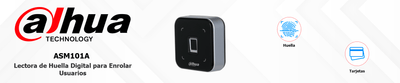 DAHUA DHI-ASM101A - Enrolador USB / Soporta Huellas digitales, tarjetas ID (125 Khz.) y Mifare (13.56 Mhz.)/ Plug and Play/ Para SmartPSS y DSS Pro #controlacceso